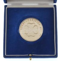 DN "Szerencsejáték Rt. / Hungary Gaming Corporation" kétoldalas, jelzett Ag emlékérem, dísztokban (31,53g/0.925/43mm) T:AU kis patina