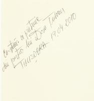 Doru Tulcan: Desemne. DEDIKÁLT! Timisoara/Temesvár, 2006., Fundatia Interart Triade. Román nyelven. ...