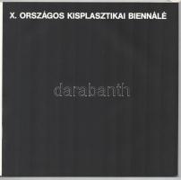 X. Országos Kisplasztikai Biennálé. Pécs, 1983. Szerk.. Romváry Ferenc. Borító- és plakátterv: Pincz...