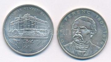 1993. 200Ft Ag "MNB" + 1994. 200Ft Ag "Deák" T:AU kis patina Adamo F13, F13.1