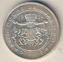 Luxemburg 1964. 100Fr Ag "Jean nagyherceg" T:2+
