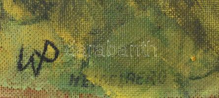 Wilhelm Philipp (1906-1993): Via Appia. Olaj, farost. Jelezve balra lent, hátoldalán autográf felira...