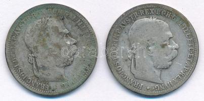 Ausztria 1893-1894. 1K Ag Ferenc József T:F Austria 1893. 1 Corona Ag Franz Joseph C:F Krause KM#2804