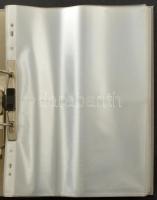 A4-es képeslap album összesen kb. 400 férőhellyel / A4 size postcard album for cca. 400 postcards