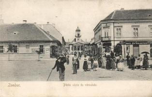 Zombor Post street and shops