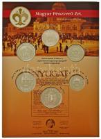2010. "Mesterdarabok ezüstből 1926" 1926. 1f-1P Ag (6xklf) forgalmi sor utánverete eredeti...