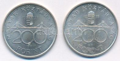1993. 200Ft Ag "MNB" (2x) T:AU,XF fo.
Adamo F13