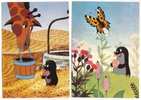 KIS VAKOND - 9 db modern használatlan képeslap