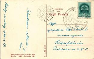 1940 Székelyudvarhely, Odorheiu Secuiesc; Református kollégium és templom. Kováts fényképész felvéte...