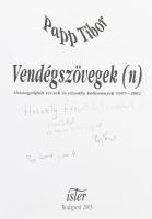 Papp Tibor: Vendégszövegek 1-5. + Vendégszövegek (n). Összegyűjtött versek és vizuális költemények 1...