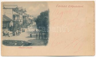 1898 (Vorläufer) Előpatak, Valcele; Sétatér. Zeidner H. kiadása / promenade (EB)