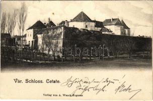 Fogaras, Fagaras; vár. A. Wazek kiadása / cetate / Schloss / castle (EB)