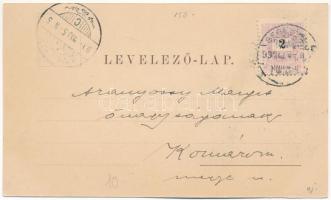 1899 (Vorläufer) Segesvár, Schässburg, Sighisoara; Megyeház. Zeidner H. kiadása / county hall