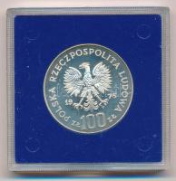 Lengyelország 1975. 100Zl Ag "Helena Modrzejewska" műanyag tokban T:PP Poland 1975. 100 Zł...
