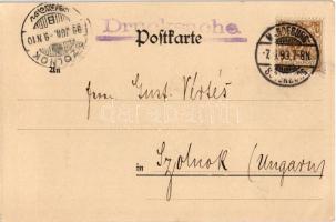 1899 (Vorläufer) Magdeburg, Bismarck Denkmal / monument