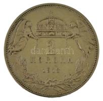1913KB 2K Ag "Ferenc József" "Körmöcbánya" T:UNC,AU / Hungary 1913KB 2 Korona Ag...