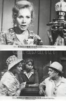 cca 1973 ,,Botrány a nyaralóban" című szovjet film jelenetei és szereplői, 13 db vintage produk...