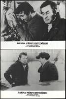 cca 1976 ,,Barna férfi estidőben" című lengyel filmvígjáték jelenetei és szereplői, 11 db vinta...