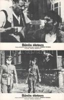 cca 1980 ,,Bűnös életem" című lengyel film jelenetei és szereplői, 7 db produkciós filmfotó nyo...