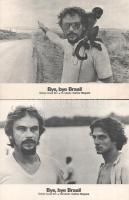 cca 1979 ,,Bye, bye Brasil&quot; című brazil film jelenetei és szereplői, 3 db produkciós filmfotó nyomdatechnikával sokszorosítva kartonpapírra (nyomat), egyoldalas nyomással, a használatból eredő (esetleges) kisebb hibákkal, 18x24 cm