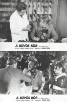 cca 1975 ,,A bűvös kör" című román bűnügyi film jelenetei és szereplői, 15 db vintage produkció...