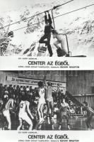 cca 1977 ,,Center az égből" című szovjet filmvígjáték jelenetei és szereplői, 16 db vintage pro...