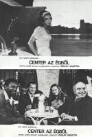 cca 1977 ,,Center az égből" című szovjet filmvígjáték jelenetei és szereplői, 16 db vintage pro...