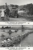 cca 1970 ,,A cár tisztje és a komisszár" című szovjet film jelenetei és szereplői, 23 db vintag...