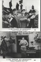 cca 1970 ,,A cár tisztje és a komisszár" című szovjet film jelenetei és szereplői, 23 db vintag...