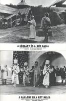 cca 1978 ,,A cárlány és a hét dalia" című szovjet film jelenetei és szereplői, 11 db produkciós...