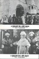 cca 1978 ,,A cárlány és a hét dalia" című szovjet film jelenetei és szereplői, 11 db produkciós...