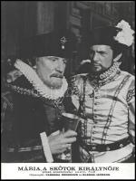 cca 1971 ,,Mária, a skótok királynője" című angol film jelenetei és szereplői, 5 db vintage pro...