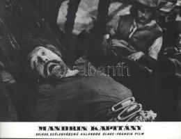 cca 1962 ,,Mandrin kapitány" című olasz - francia film jelenetei és szereplői, 3 db vintage pro...