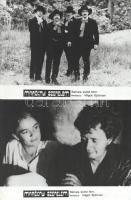 cca 1974 ,,Maréknyi szerelem című svéd film jelenetei és szereplői, 13 db vintage produkciós filmfotó ezüst zselatinos fotópapíron, a használatból eredő (esetleges) kisebb hibákkal, 18x24 cm