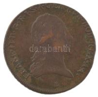 1800B 3kr Cu "I. Ferenc" T:VF ph.