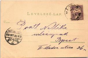 1900 Mágocs (Baranya), iskola, templom, városház. Kapható Kallenberger Edénél