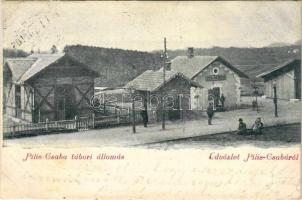 1901 Piliscsaba, P. Csaba Tábor katonai tábori vasútállomás (EK)