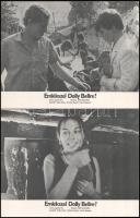 cca 1981 ,,Emlékszel Dolly Bellre" című jugoszláv film jelenetei és szereplői, 6 db produkciós ...