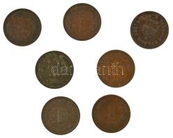 1894-1902. 1f bronz (7xklf) T:AU,XF