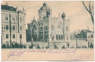 1901 Temesvár, Timisoara; Izraelita zsinagóga / synagogue (EM)