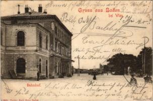 1901 Baden bei Wien, Bahnhof / railway station