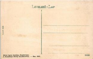 Balaton, halászok hazaérkezése. Mérei Ignác kiadása, a Keszthelyi Hírlap Kiadóhivatala Rsz. 1045. (f...