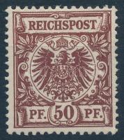 1889 Mi 50da (Mi EUR 500.-) Sign: Zenker BPP