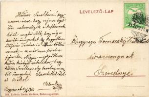 1912 Balassagyarmat, vasútállomás. Székely Samu kiadása