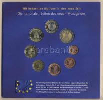 Németország 2002. 1Pf-5M 8klf db + 1c-2&#8364; 8klf db "A márka és az euró" közös kiad...