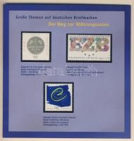 Németország 2002. 1Pf-5M 8klf db + 1c-2&#8364; 8klf db "A márka és az euró" közös kiad...