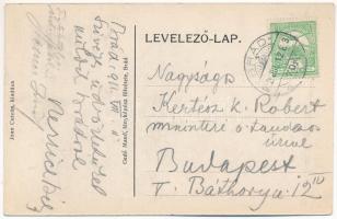 1912 Brád, vasútállomás. Joan Cuteán kiadása, Gedő Manó fényképész fölvétele / railway station