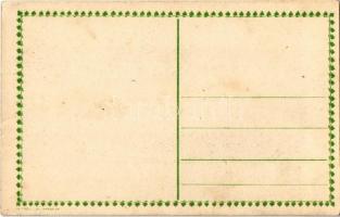 Modell Zwieback. Wien, Kärtnerstrasse 11-15. / Viennese Art Nouveau fashion advertisement postcard s...