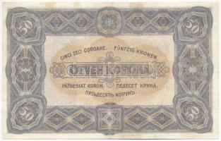 1920. 50K "5a 001 713996", "Orell Füssli Zürich" nyomdahely jelöléssel T:F folt
...