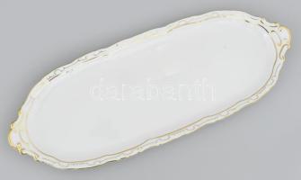 Zsolnay tollas mintás szendvicskínáló készlet. Jelzéssel, hibátlan, eredeti díszdobozában